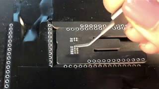 Reflow Soldering a Double-sided PCB with 0402 parts and Small Surface Mount ICs - Particle^2