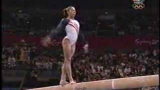 Tasha Schwikert - 2000 Olympics Team Finals - Balance Beam