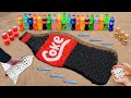 Coca-Cola Logo vs Mentos with Orbeez Underground | Best Coke Experiments