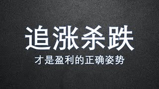 追涨不被套完全教学！！追涨杀跌才是盈利的正确姿势！！