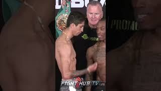 TENSIONS RISE AS O’SHAQUIE FOSTER PUSHES REY VARGAS AT WEIGH IN!