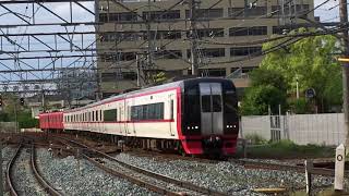 名鉄2200系 2203f+名鉄3100系 3102f(特急豊橋行き）神宮前駅 入線‼️