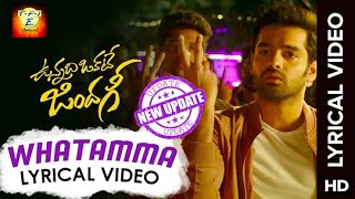 What Amma What is This Amma Lyrical Video Song | Vunnadhi Okate Zindagi Songs