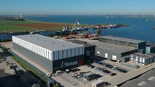 Aerial view of Allseas' Heijningen yard