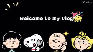 『vlog素材』史努比welcome to my vlog 开头 vday