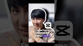 Freeze Frame Character Introduction- CapCut editing tutorial #capcutedit #videoedit #contentideas