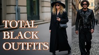 Total Black Street Style: The Chicest All-Black Outfits You Need to Try!