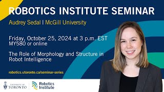 U of T Robotics Seminar: Audrey Sedal