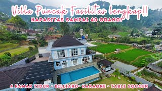 VILLA KAPASITAS 40 ORANG❗|| VILLA ALODIE ||  FASILITAS LENGKAP || VIEW PEGUNUNGAN DAN SAWAH