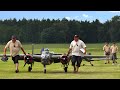 20ft. B-25 Together With Two Giant Messerschmitt Bf109 G