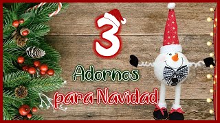 3 LINDAS MANUALIDADES NAVIDEÑAS PARA REGALAR - Ideas navideñas con reciclaje - Christmas crafts 2023