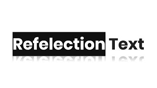 Pure CSS Text Reflection Effects