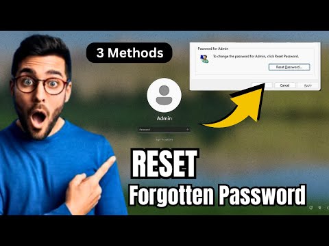 RESET Forgotten Windows 10/11 Password (Without Losing Data) 3 Methods of 2024