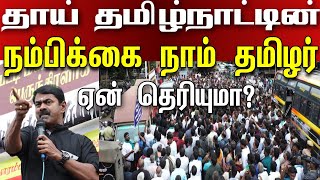 தாய் தமிழ்நாட்டின் நம்பிக்கை நாம் தமிழர்| எப்படி தெரியுமா? | தமிழ்த் தலைவன் #seemanism #ntk #seeman