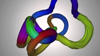 Twisting Knot - 3D in openFrameworks