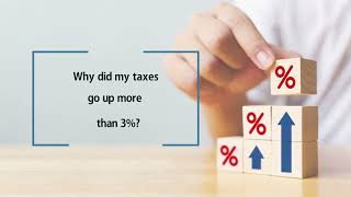 Property Tax Basics: Why did my taxes go up more than 3%?