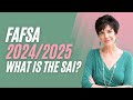 2024/2025 FAFSA: What is the Student Aid Index