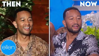 Then and Now: John Legend's First & Last Appearances on The Ellen Show