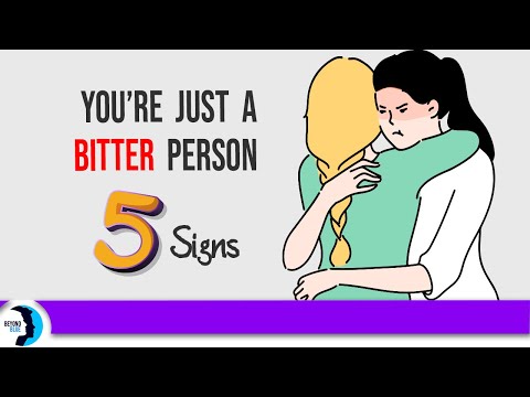 What does Bitter mean in a person?