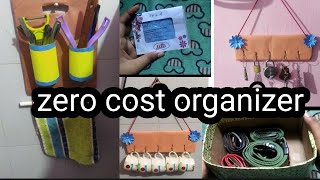 Zero cost organizer/No cost organisation ideas #diy #organizer #nocost