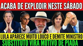 BOMBA! LULA PEGA MICROFONE E DEMITE MINISTRO AO VIVO NA FRENTE DE TODOS E SUBSTITUTO VIRA PIADA