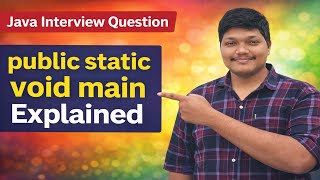 What Does public static void main(String[] args) REALLY Mean? | Java Interview Question