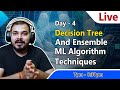 Live Day 4- Discussing Decision Tree And Ensemble Machine Learning Algorithms