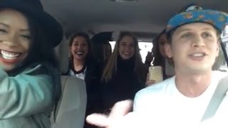 Uber Driver Raps For Car Full Of Babes Watch This