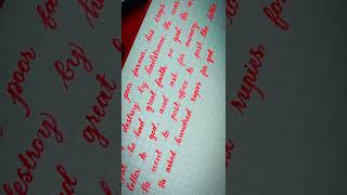 Neat and clean handwriting 😍❣️ || how to improve your handwriting || #handwriting #viral #shorts ...