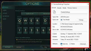How to Stop League from Deleting your Settings!