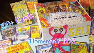 MEGA Booster Box Homemade TCG Tower Strikers Card Game