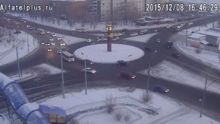 ДТП - Кольцо на Трудовой - 08.12.2015