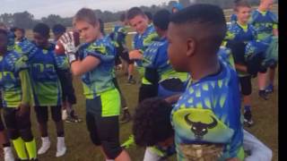 Crystal River Bulls 12U and 10U football mannequin challenge #BULLSNATION