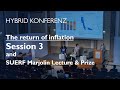 The Return of Inflation - Session 3 and SUERF Marjolin Lecture & Prize