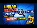 Linear Search Explained | Python Tutorial for Beginners & GCSE Computer Science