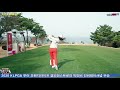 klpga 남성들에게 가장 인기가 많은 오지현 프로 특집 아름답고 멋진 베스트 스윙 골프야사tv