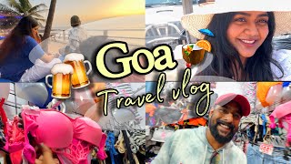 🏖️ GOA Travel Vlog ✨👙 _ HAMPI to GOA series Day 7 #simplyunnivlogs #goa #travel