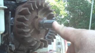 How to remove a flywheel without a pulley puller on older briggs