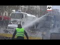 French police clashed with protesters in Paris