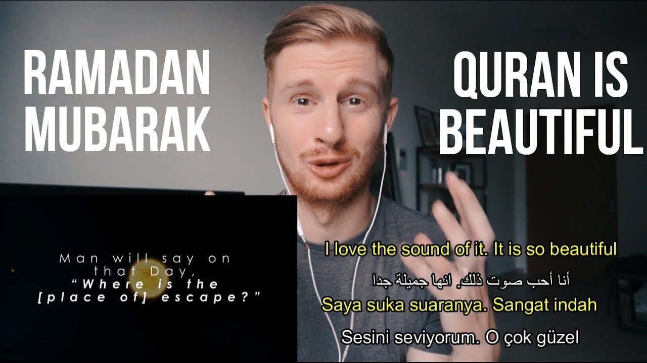 REACTING TO QURAN RECITATION (BEAUTIFUL!!) FOR RAMADAN - YouTube