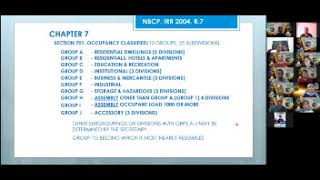 Webinar 7 - Applying the Building Code - PD 1096 Rule VII \u0026 VIII