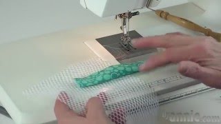 ByAnnie's Stiletto and Pressing Tool: Attaching bindings to mesh fabric