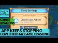 Merge Dragons Has Stopped • App Keeps Crashing Error Message • How I Fixed My Game