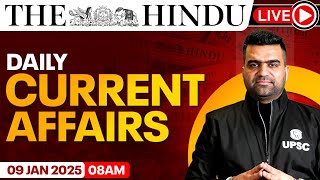 9 Jan 2025: Current Affairs Today | The Hindu Newspaper Analysis | Daily Current Affairs