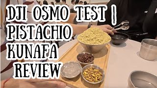 Testing DJI Osmo Action 5 Pro at Bin Q Dessert Shop! | Pistachio Kunafa \u0026 Audio Test!