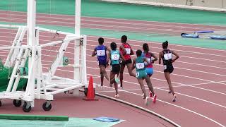 [4k]小海遥選手が日本人トップ　女子5000m　タイム決勝　3組　東日本実業団陸上　2022年5月15日(日)