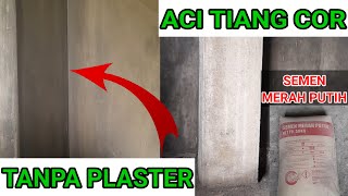 How to clean a cast post without plaster #video #finishing #tutorial @maskerbangunan