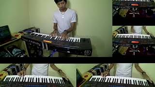 Power Rangers - Dino Charge Opening (Keyboard Cover SPLIT SCREEN)