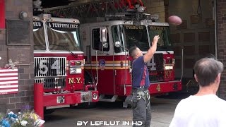 [Noch ne Runde Football vorm Ausrücken...] Engine 54 + Ladder 4 || FDNY