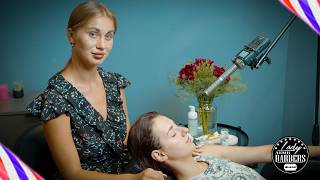 Wonderful ASMR SPA for Skin Face and Massage by Barber Lady Olga